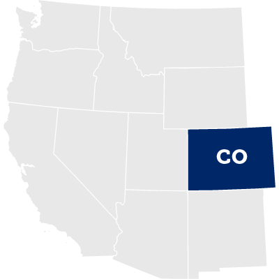 Colorado map graphic